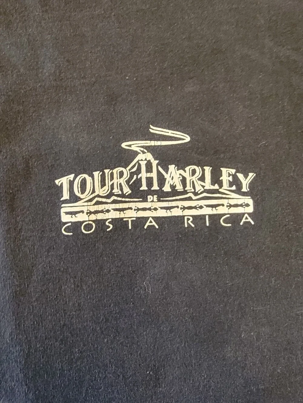 Vintage Harley Davidson Cruise to ParadiseCosta Rica Collectors Edition T-Shirt